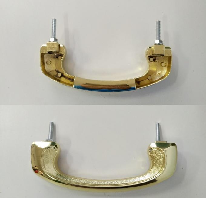 European Style Zamak Coffin Handles H002 gold color 17.5*6.3cm bolt