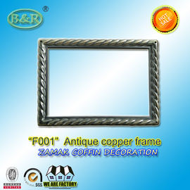 Photo Frame In Zamak Model No. F001 Gold Old Gold Bronze size 12*16.5cm zamak name plate frame