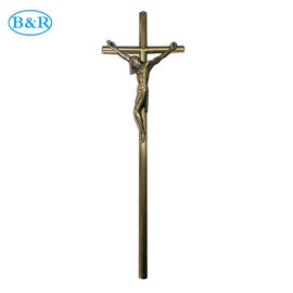 Size 52×16 Cm Zamak Cross And Crucifix Ref No D078 Coffin Ornaments