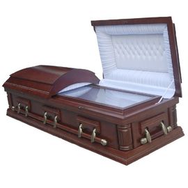 Custom Color Wooden Coffins With Medium - Density Fiberboard Material