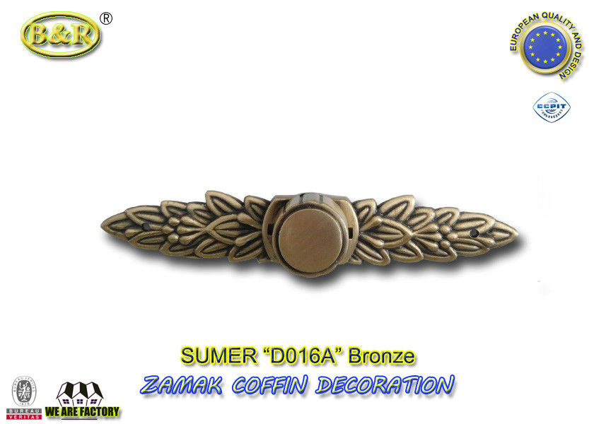 Red Bornze Coffin Ornaments Fittings Ref D016a Zamak Screw Cap