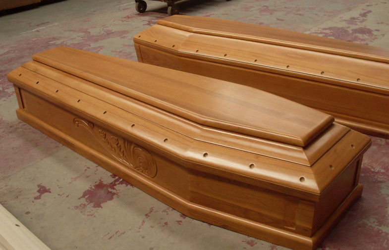 1925643cm Italy funeral casket , paulownia wooden coffins