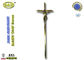 56.7*15.8cm Catholic  Zinc Cross For metal Coffin Decoration D045 zamak crucifix European style antique bronze