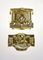 Gold Metaillzation Coffin Fittings / Casket Hinges C020 With Free Sample