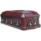 High Gloss Funeral Wooden Coffins With Glass Paulownia Casket 198*58*35 Cm