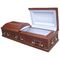 Mdf Funeral Caskets With Handle South American Style 198*58*35 Cm