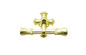 Casket handles for italy , gold color plastic coffin handles HP009