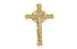 Plastic Golden Color Funeral Cross and Crucifix DP007 30cm*17cm plasticos crucifijos y cristos
