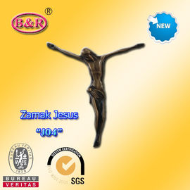 Zamak Jesus size 10.2*11.2cm zinc alloy cross part for crucifix , No &quot; J05&quot;