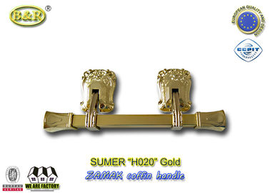 Italy style zamak metal casket coffin swing bar H020 zamak handle size 31.5*12cm polished and plating