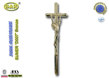 Zamak cross and crucifix zinc alloy coffin decoration funeral accessories D007 55*17cm
