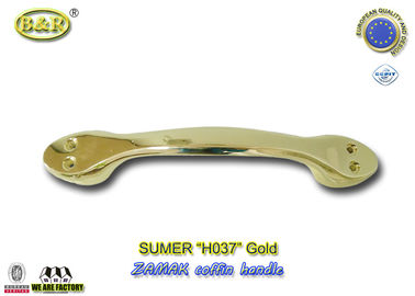 Zinc zamak Coffin Handle With Europe Style For Coffin Decoration H037 gold color Italy quality 24.5*4.2cm