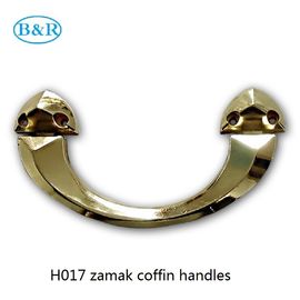 Zamak Coffin Accessories Herrajes Para Ataudes H017 Rocker Casket Handles Size 22.5 * 11.5 Cm