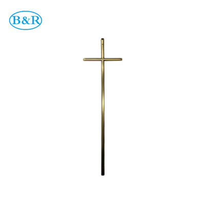 D017 57*16.5cm Gold Color Funeral Casket Cross