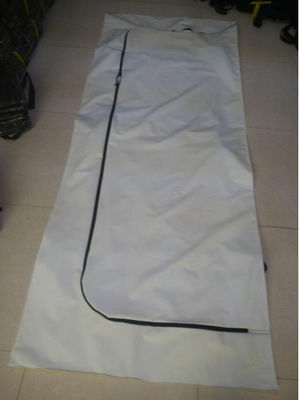U Type Zipper 0.2mm Dead Body Bag For Hospital / Funeral Parlor