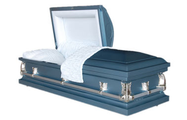 People metal casket , 18guage steel funeral casket  MC001