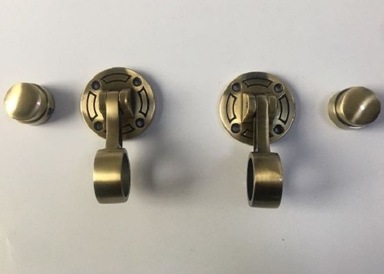 quality  Luxury Zinc Alloy Casket Handle H058 / Coffin Accessories Handles Diameter 3 Cm factory