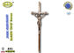 Ref No D018 Bronze color Zamak material cross and crucifix funeral accessories