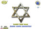 zamak david star silver color D009 Jewish coffin decoration metal accessories
